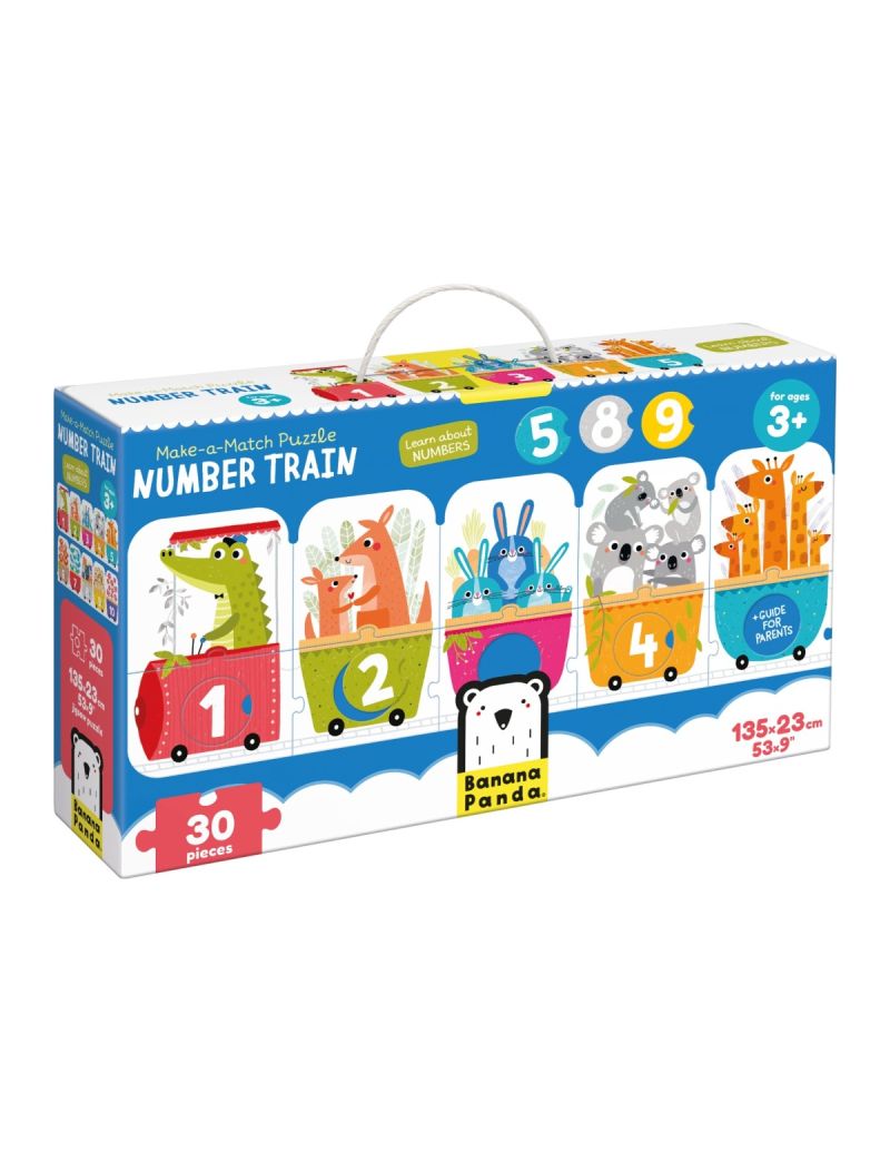 Banana Panda Puzzle XXL Comboio dos Números