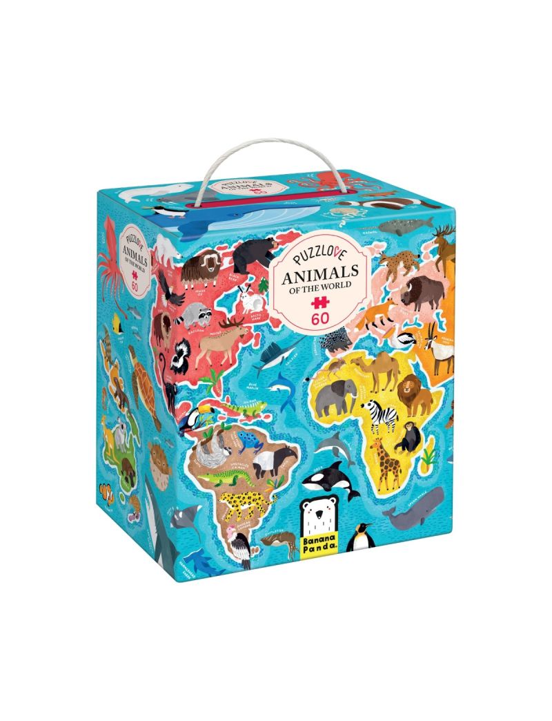 Banana Panda Puzzle Animais do Mundo