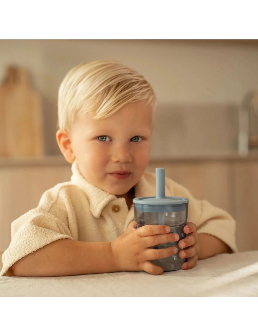 Copo de Criança Mio 250ml com Palhinha – forest friends