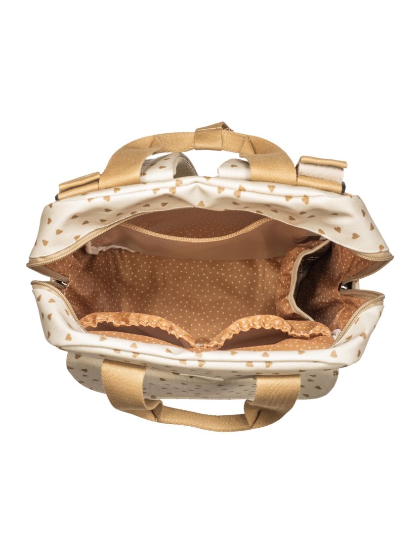 WALKING MUM MOCHILA POPPY HEARTS CINNAMON