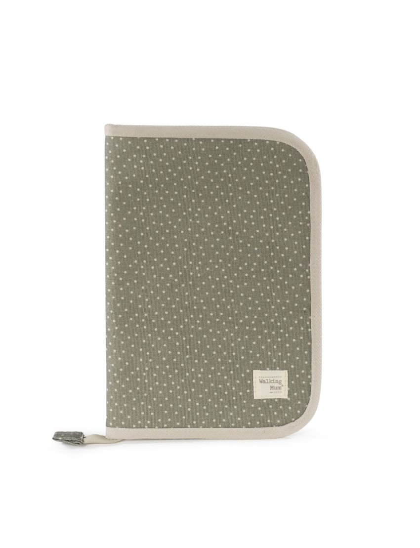 WALKING MUM PORTA-DOCUMENTOS POPPY DOTS MOSS