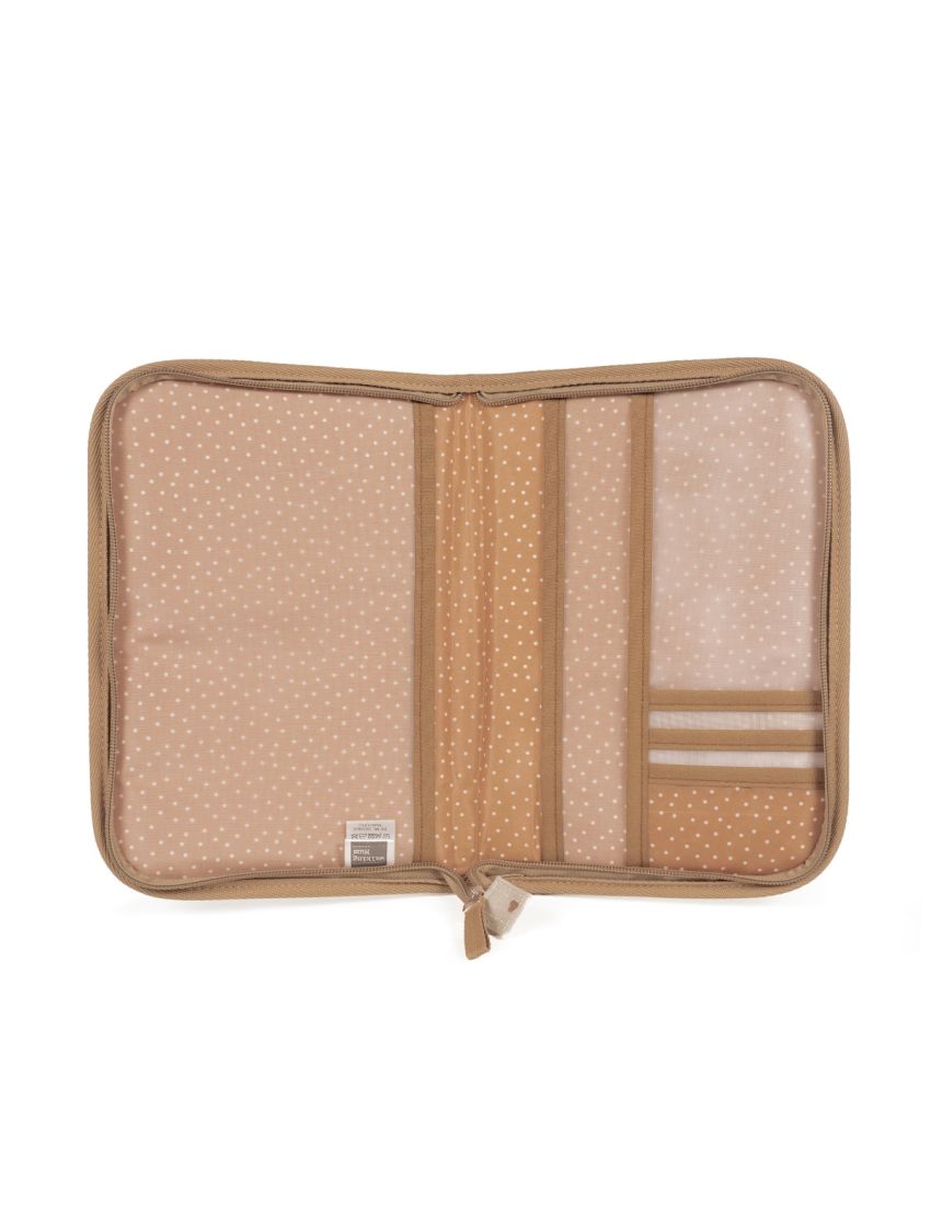 WALKING MUM PORTA-DOCUMENTOS POPPY HEARTS CINNAMON