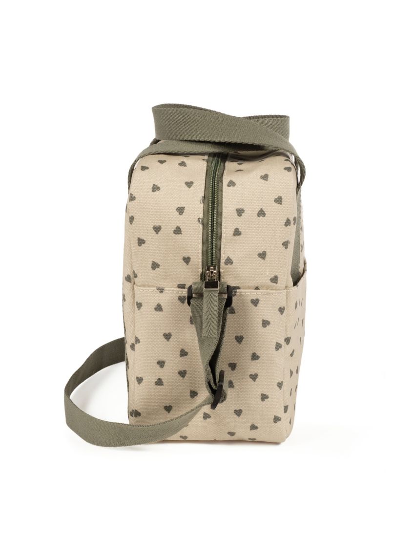 WALKING MUM LANCHEIRA ISOTÉRMICA POPPY HEARTS MOSS