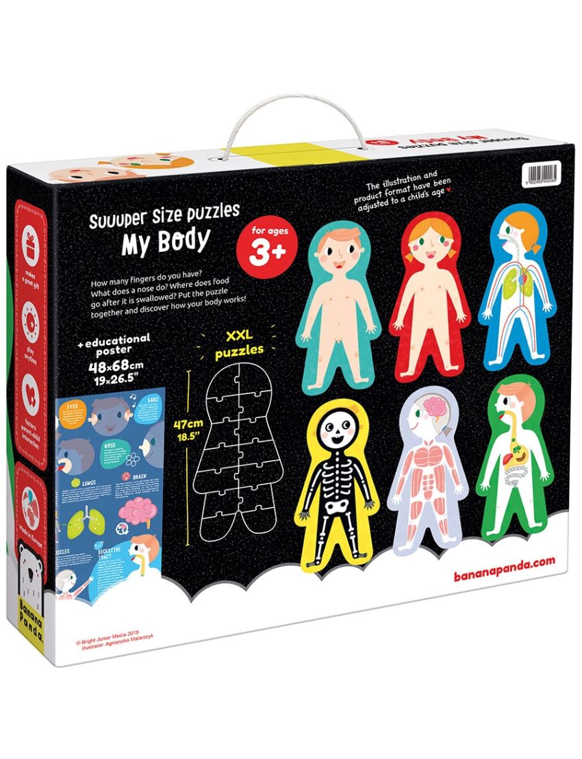 Banana Panda Puzzle My Body