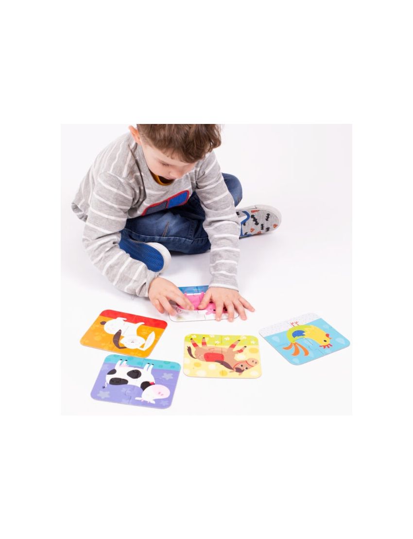 Banana Panda Puzzle On-The-Go Animais da Quinta 2 Anos