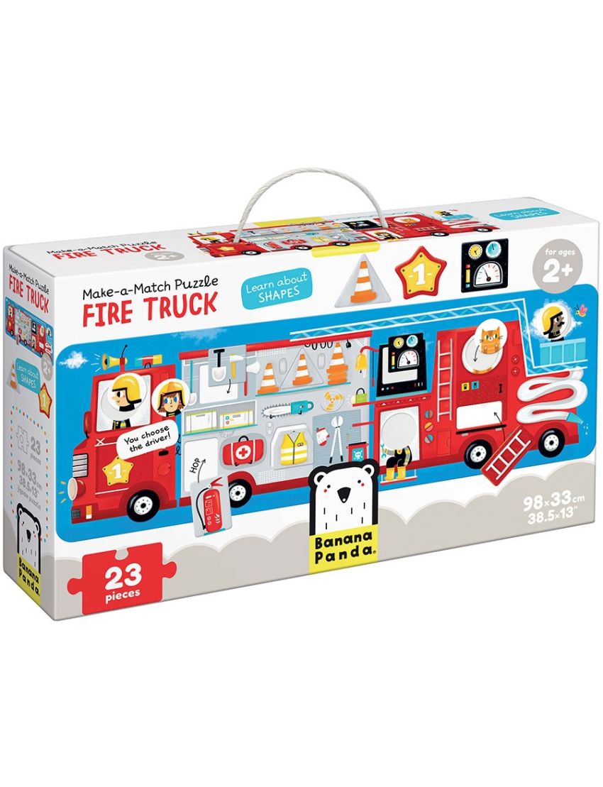 Banana Panda Puzzle XXL Camião dos Bombeiros