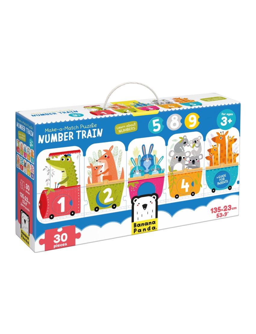Banana Panda Puzzle XXL Comboio dos Números