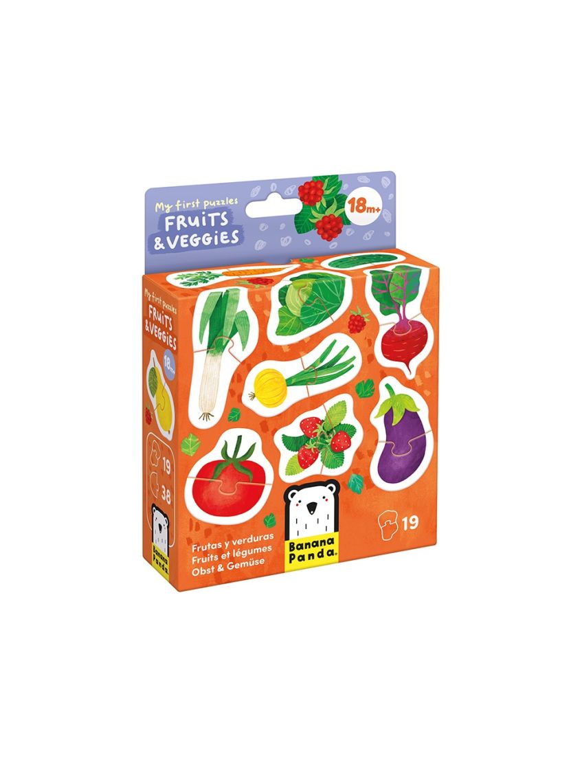 Banana Panda My First Puzzles Fruits And Veggies +18 meses
