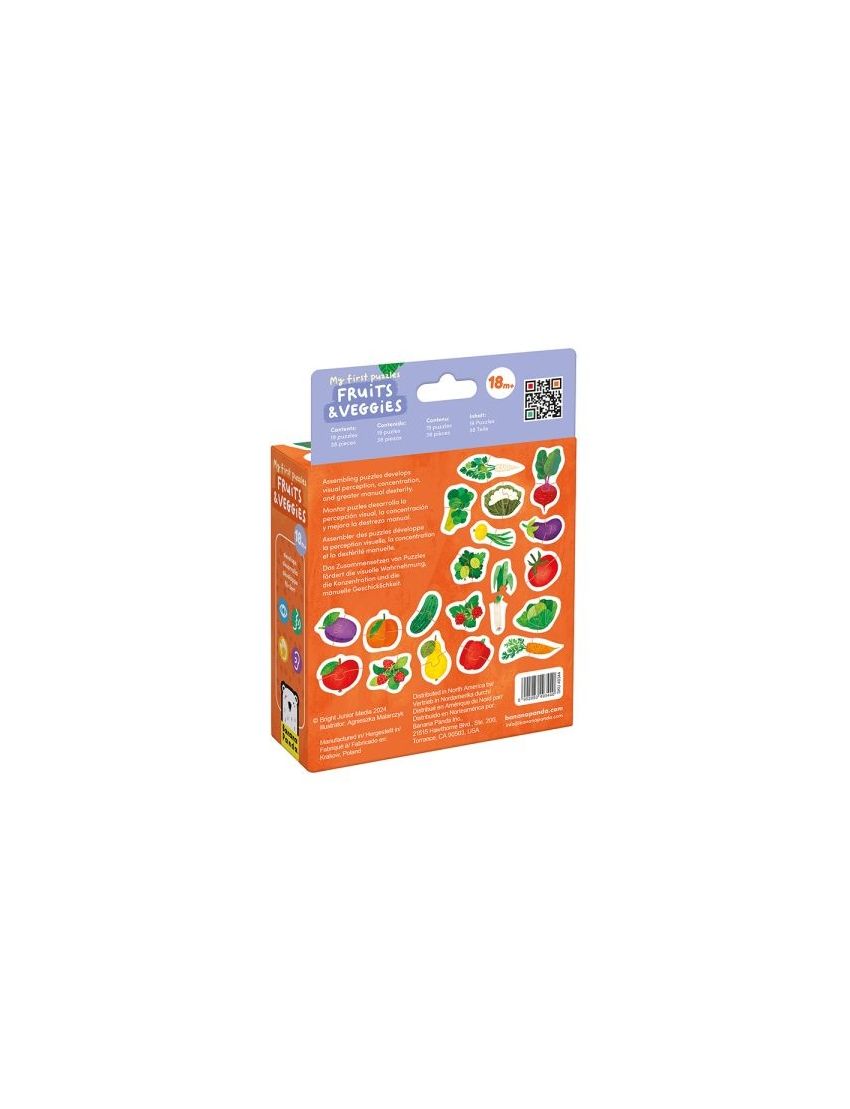 Banana Panda My First Puzzles Fruits And Veggies +18 meses