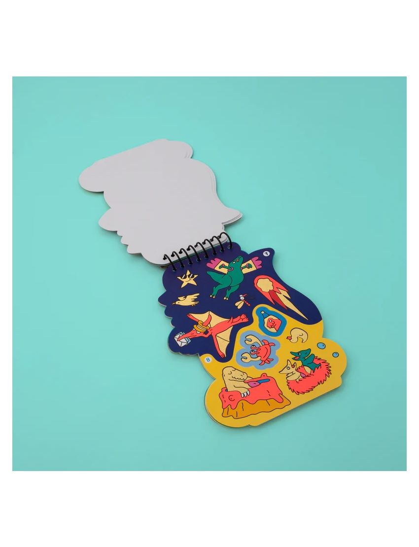 OMY Caderno de Autocolantes Dino