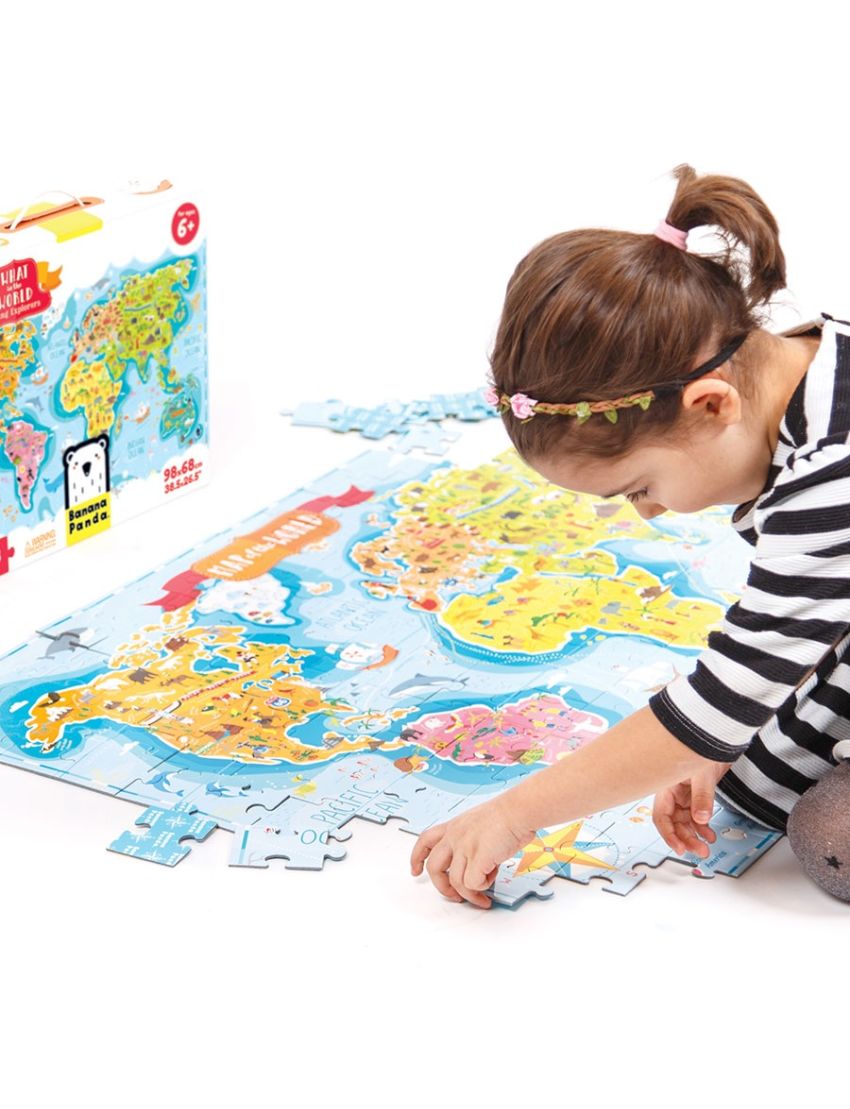 Banana Panda Puzzle O Que Há No Mundo Pequenos Exploradores