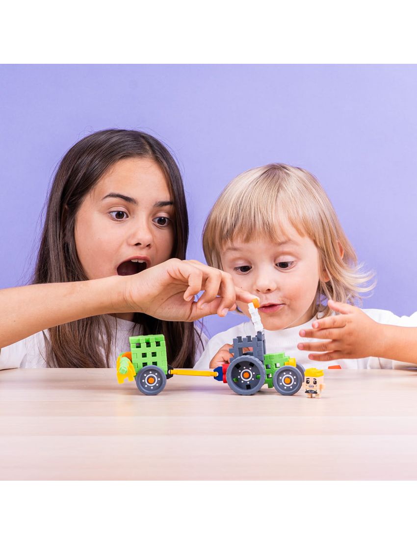 Marioinex Mini Waffle Agricultor Com Trator