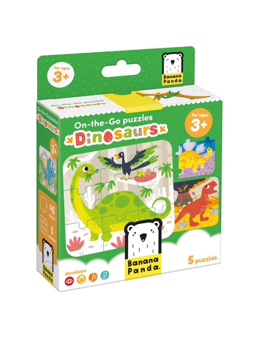 Banana Panda On-the-Go Puzzles Dinossauros