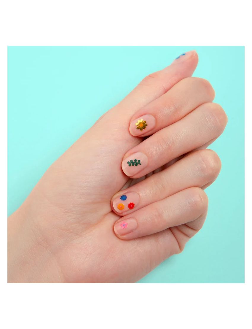 OMY Sticker Unhas Nail Art Flower