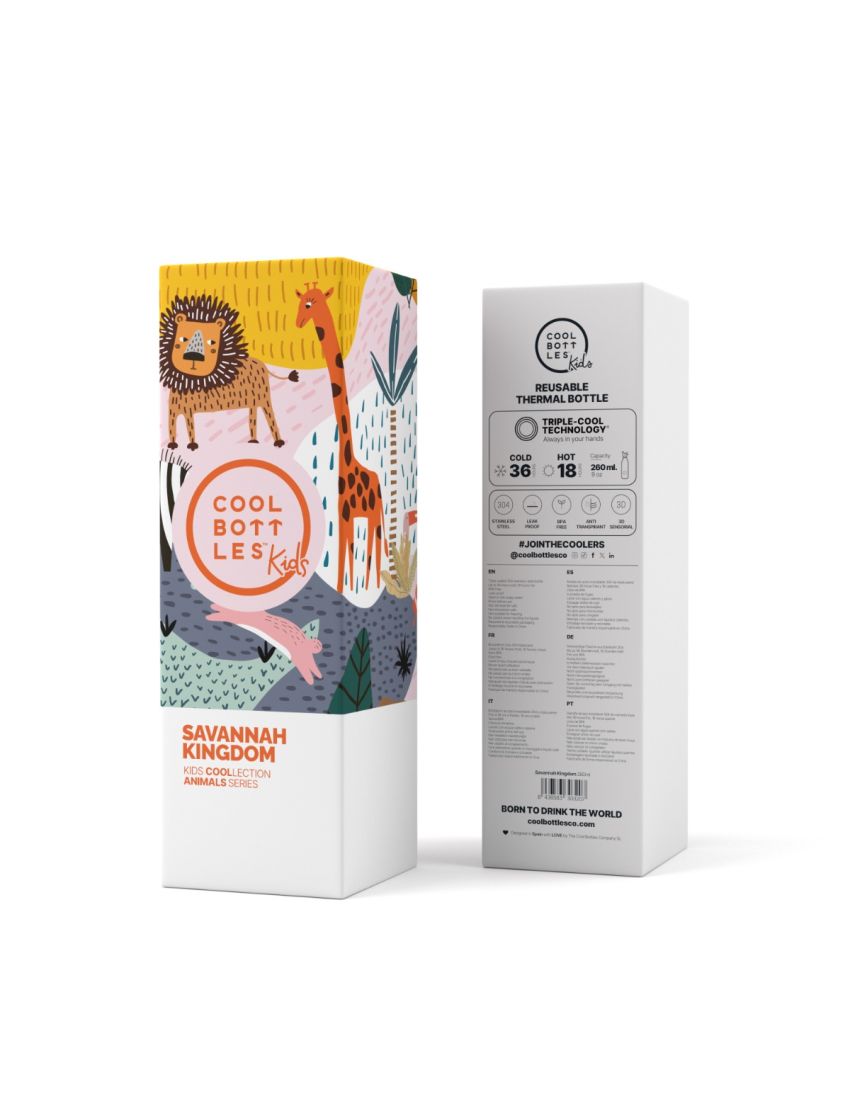 COOL BOTTLES KIDS SAVANNAH KINGDOM 260ml