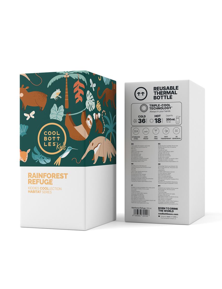 COOL BOTTLES KIDDIES RAINFOREST REFUGE 350ml