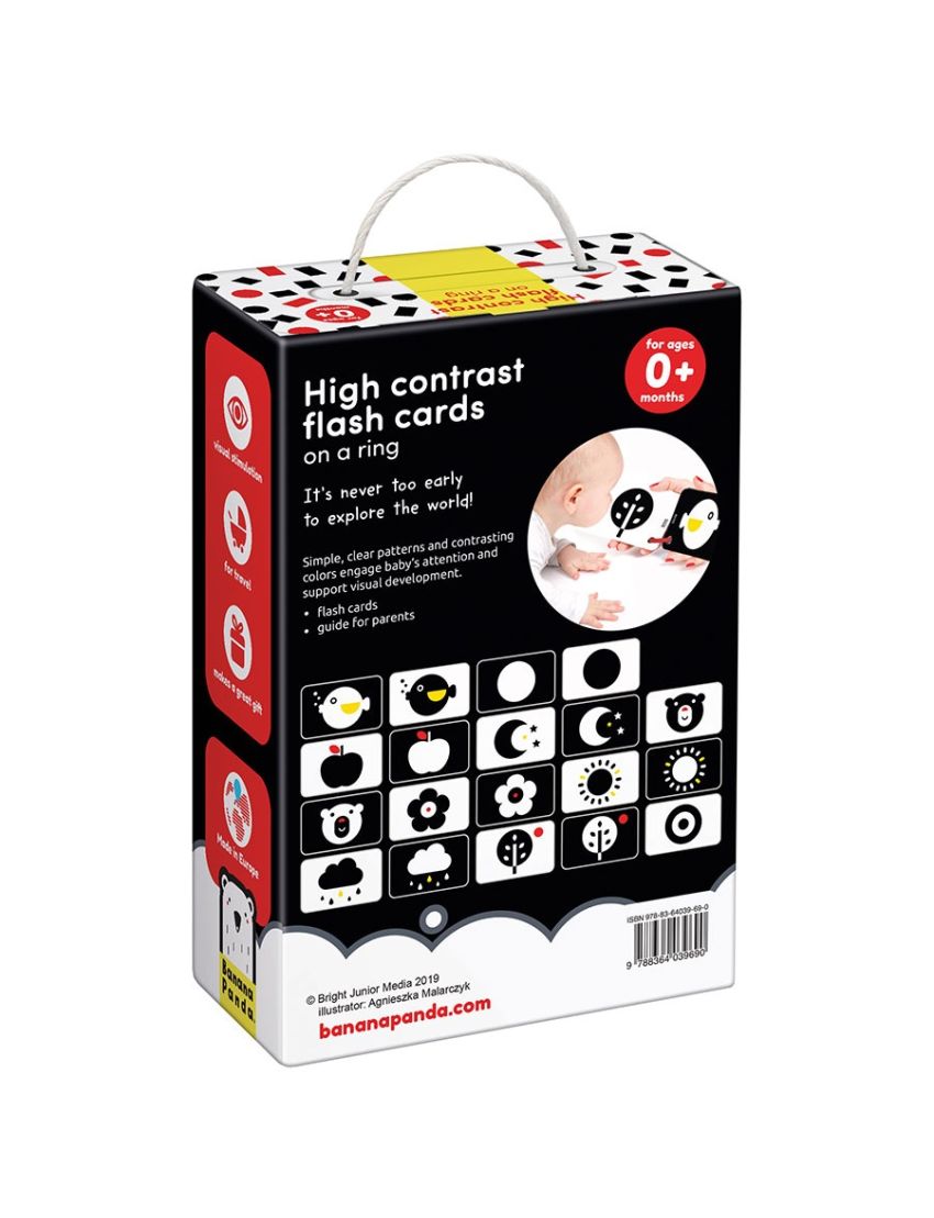 Banana Panda Flash Cards Alto Contraste