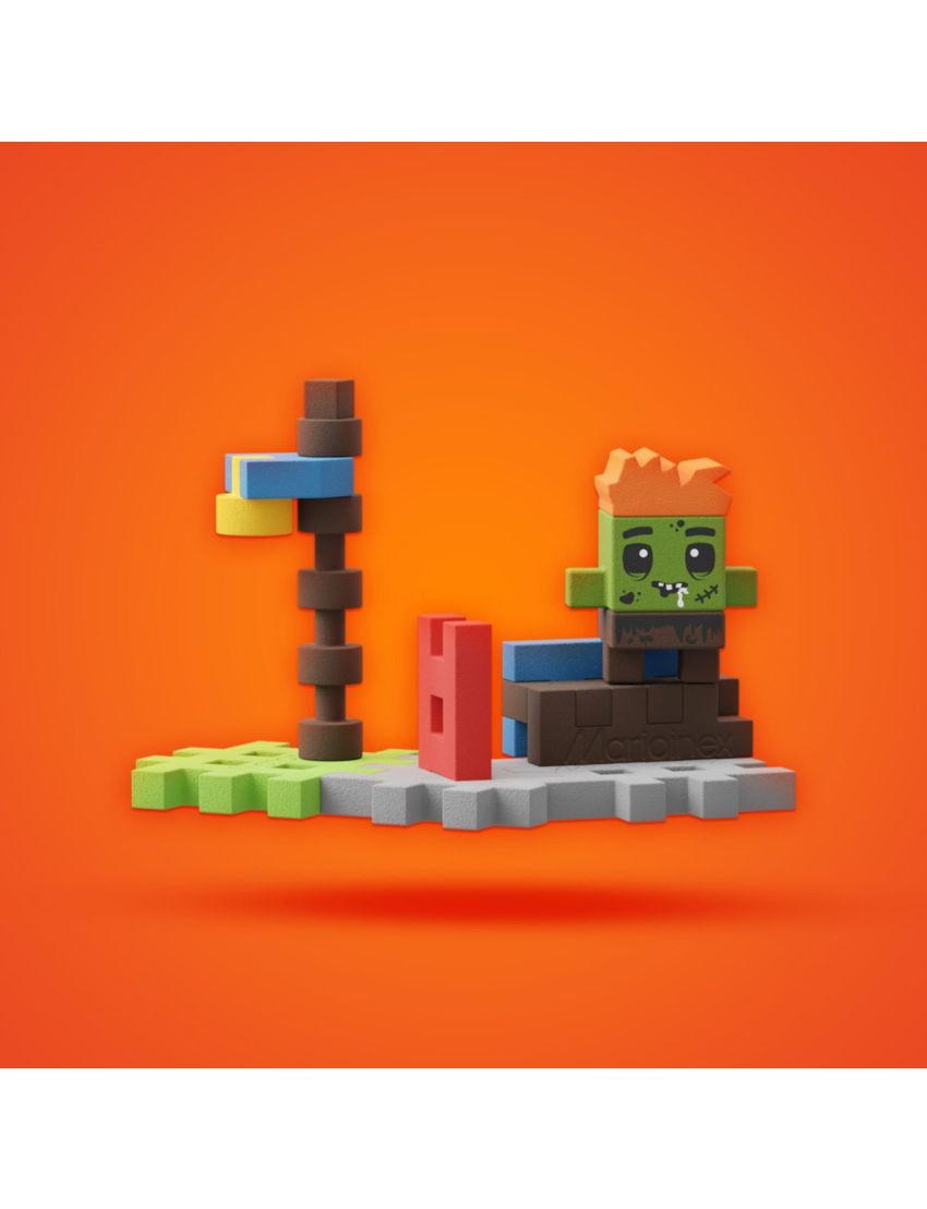 Marioinex Mini Waffle Surprise – Figura Mistério + Construção