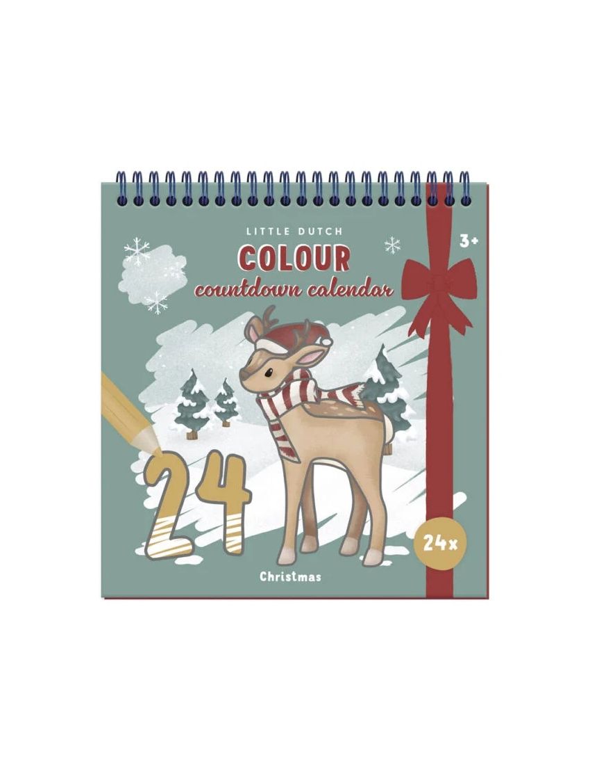 Little Dutch Calendário do Advento para Colorir