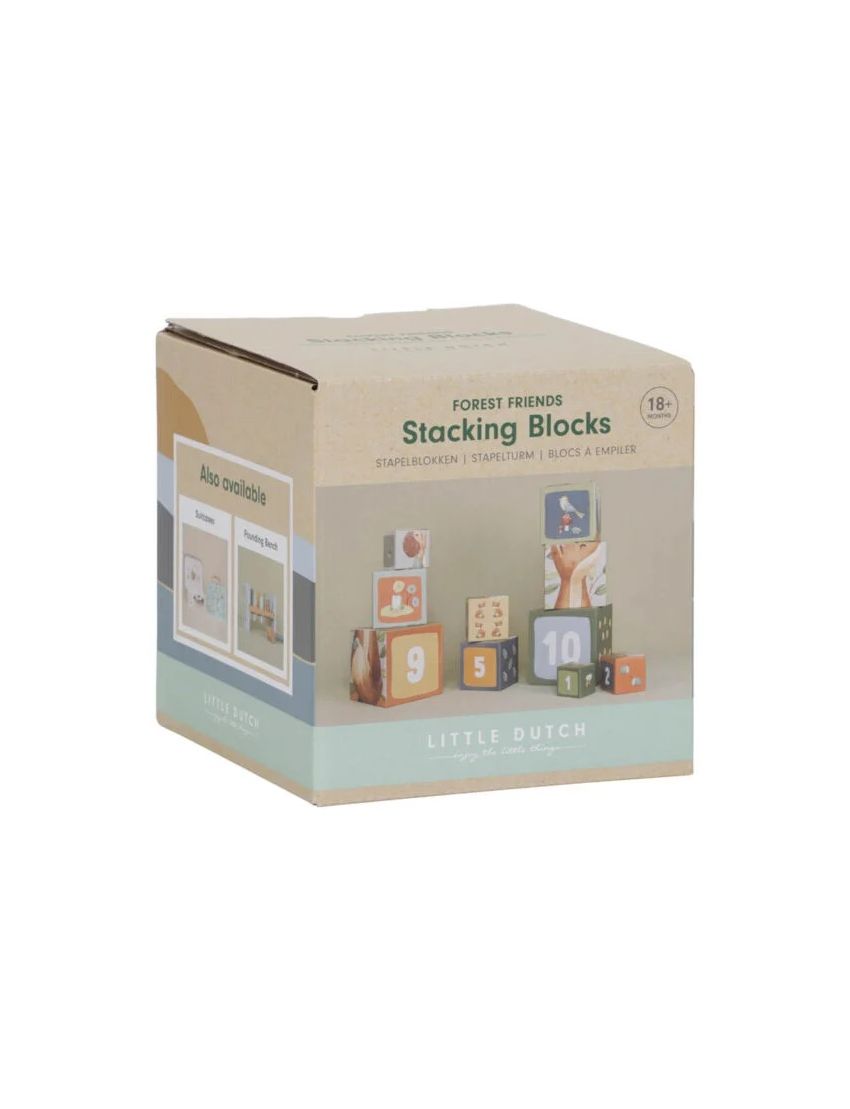 Blocos de Encaixe e Torre em Cartão – Forest Friends FSC