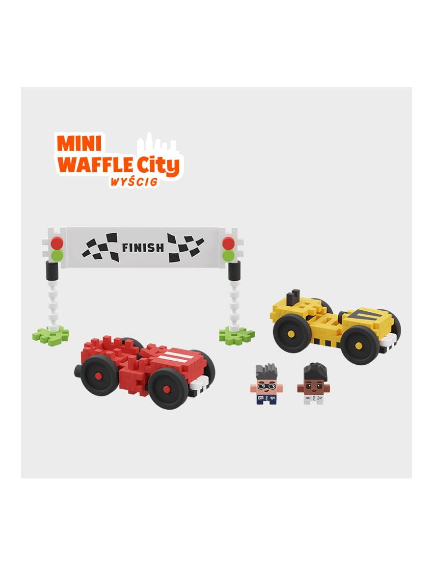 Marioinex Mini Waffle City Race 80 Pcs