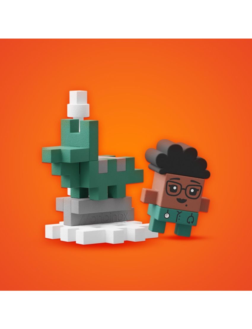 Marioinex Mini Waffle Surprise – Figura Mistério + Construção