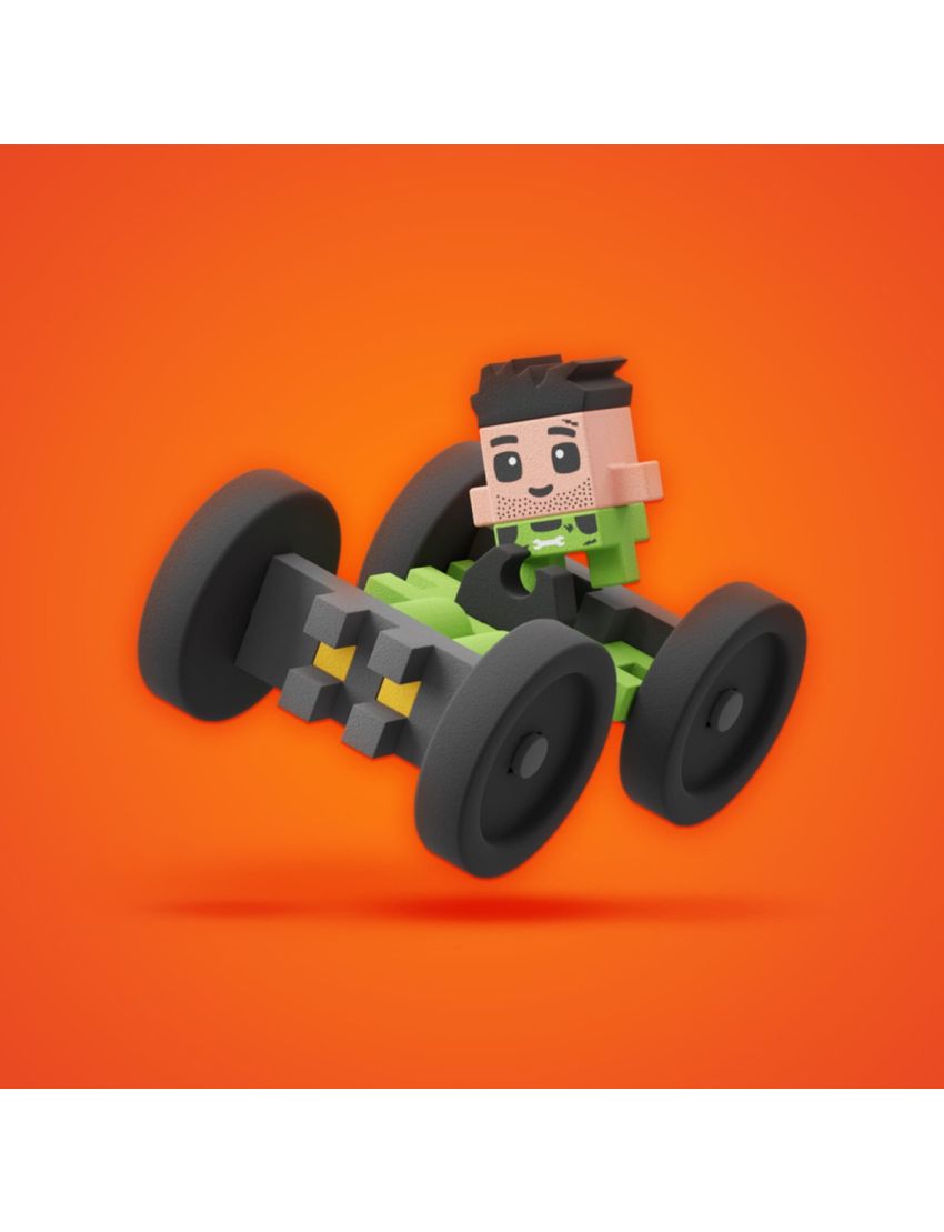 Marioinex Mini Waffle Surprise – Figura Mistério + Construção