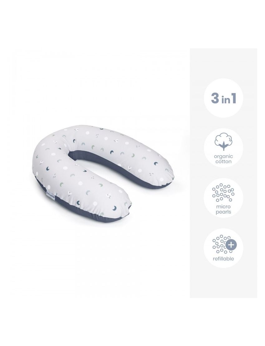 Doomoo Buddy Blue Grey Moon