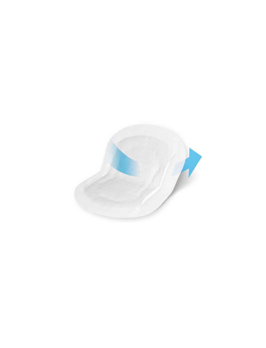 Discos absorventes ultra respiráveis