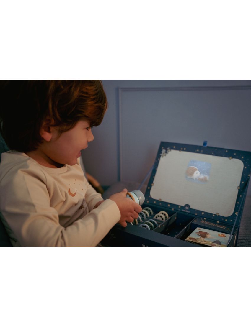 Little Dutch Lanterna Projetor de Histórias – Azul