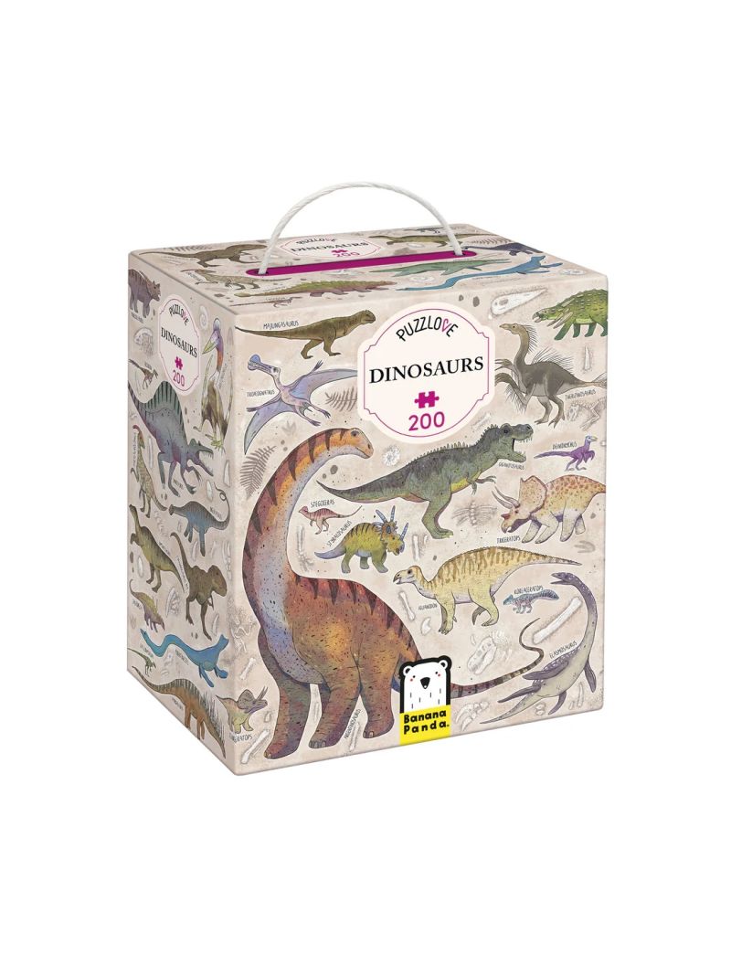 Banana Panda Puzzle Dinossauros
