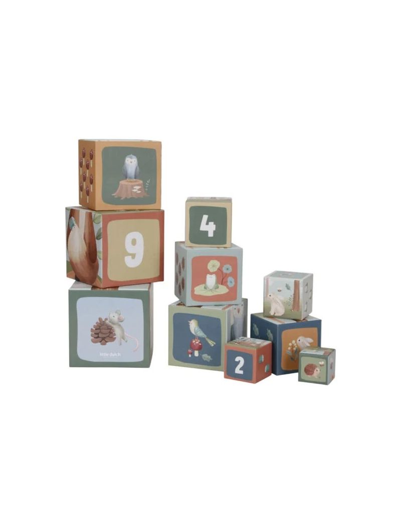 Blocos de Encaixe e Torre em Cartão – Forest Friends FSC